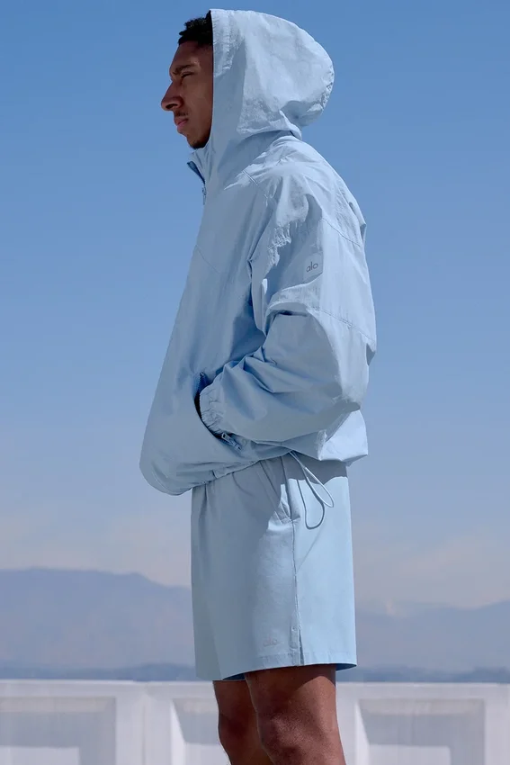 Giacca da allenamento Vantage in nylon ripstop - Blu conchiglia