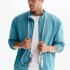 Giacca da track Takeaway con zip integrale - Blue Breeze