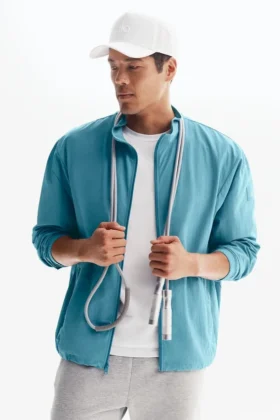 Giacca da track Takeaway con zip integrale - Blue Breeze