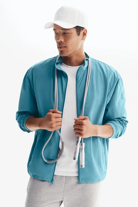 Giacca da track Takeaway con zip integrale - Blue Breeze
