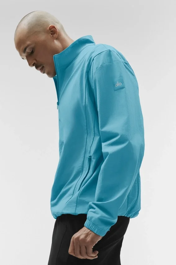 Giacca da track Takeaway con zip integrale - Blue Breeze