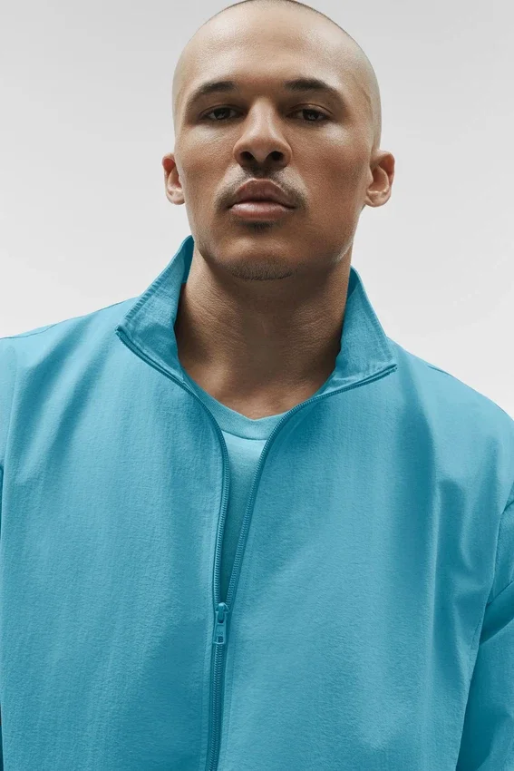 Giacca da track Takeaway con zip integrale - Blue Breeze