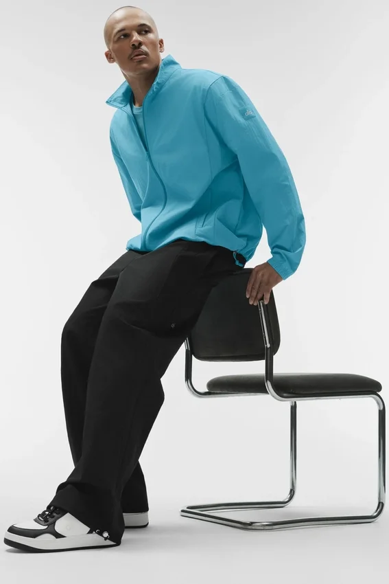 Giacca da track Takeaway con zip integrale - Blue Breeze