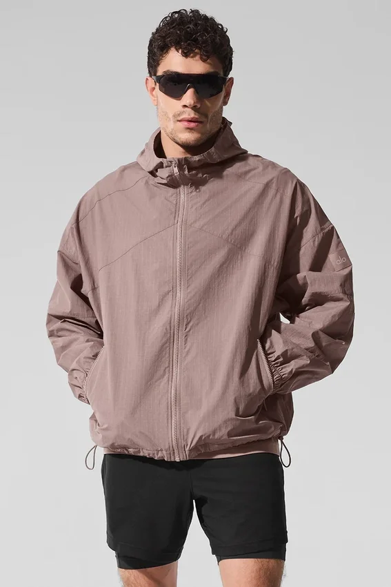 Giacca da training in nylon ripstop Vantage - Mushroom