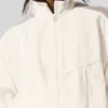 Giacca da training Origin con zip integrale - Avorio