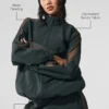 Giacca da training Origin con zip integrale - Verde antracite