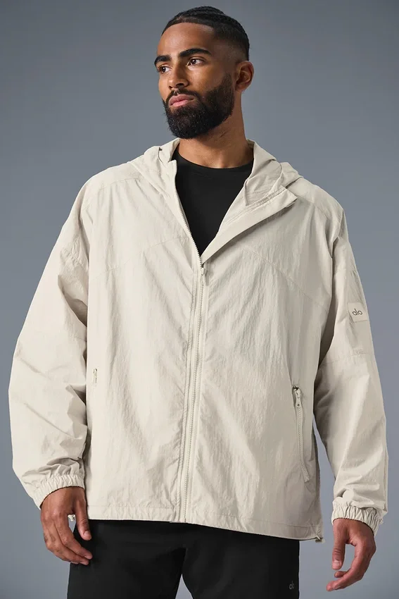 Giacca da training Vantage in nylon ripstop - Bone