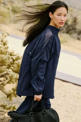 Giacca da tuta Origin con zip integrale - Blu navy/Nero