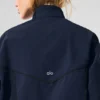 Giacca da tuta Origin con zip integrale - Blu navy/Nero