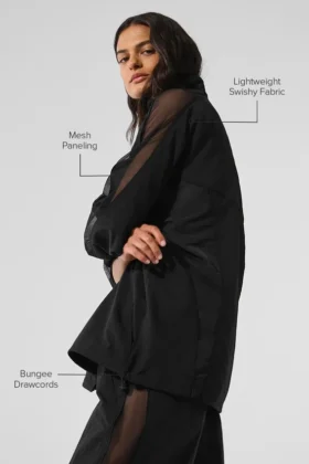 Giacca da tuta Origin con zip integrale – Nero