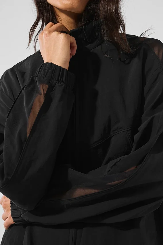 Giacca da tuta Origin con zip integrale - Nero