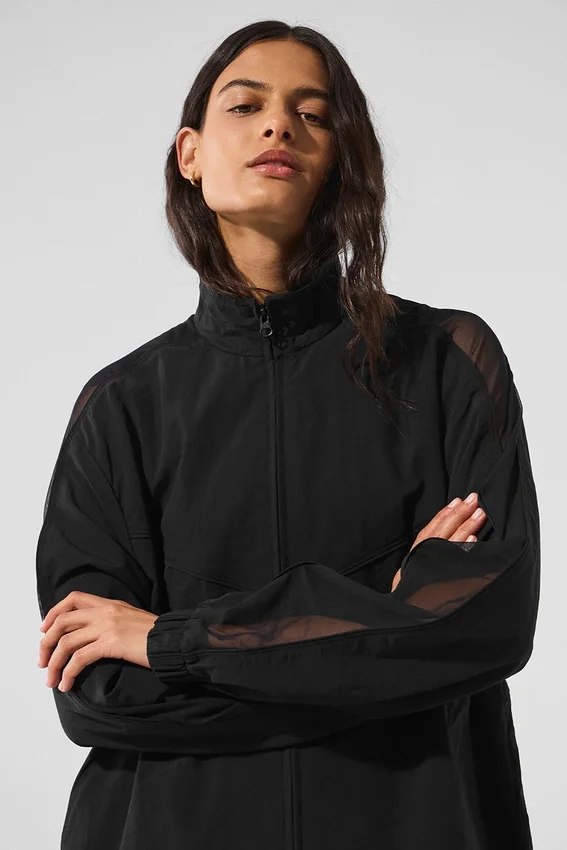 Giacca da tuta Origin con zip integrale - Nero