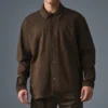 Giacca Edition in pelle scamosciata - Espresso