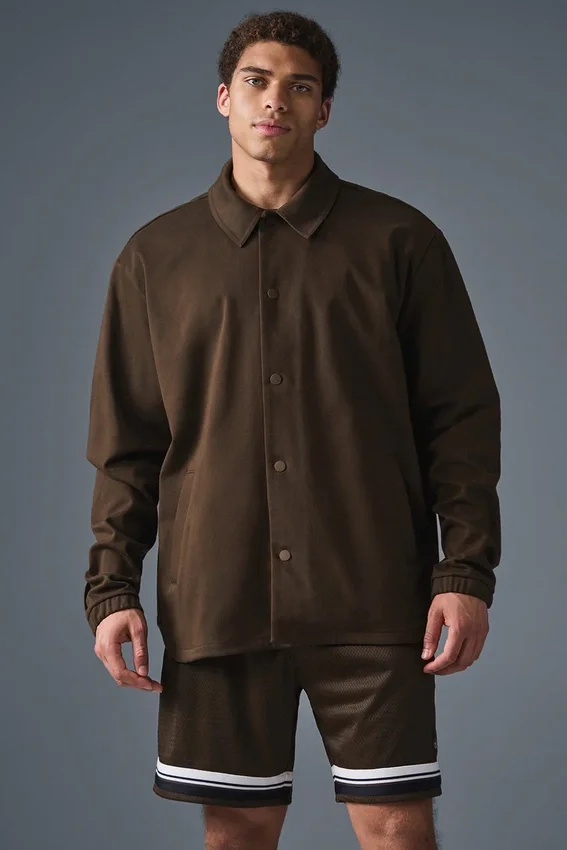 Giacca Edition in pelle scamosciata - Espresso