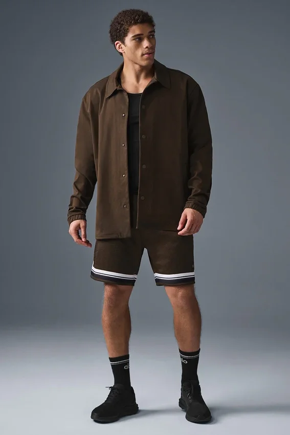 Giacca Edition in pelle scamosciata - Espresso