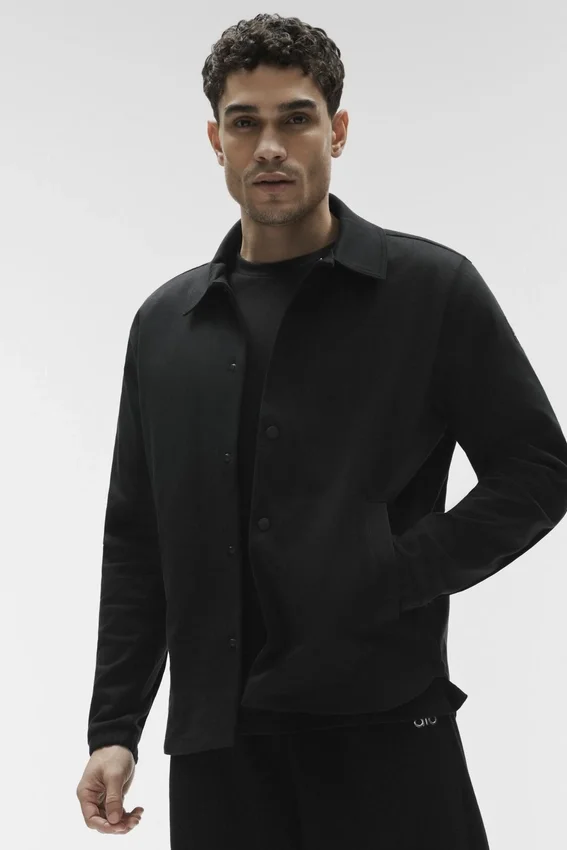 Giacca Edition in similpelle scamosciata - Nero
