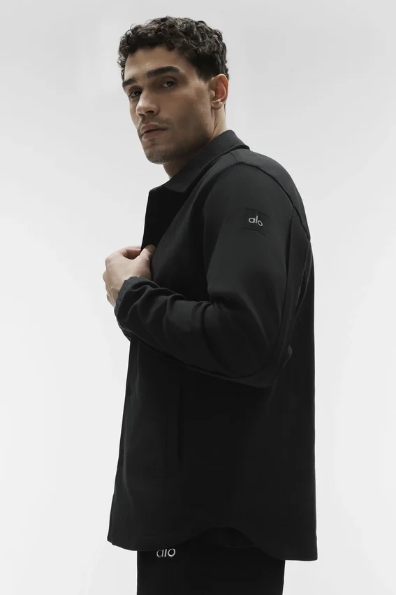 Giacca Edition in similpelle scamosciata - Nero