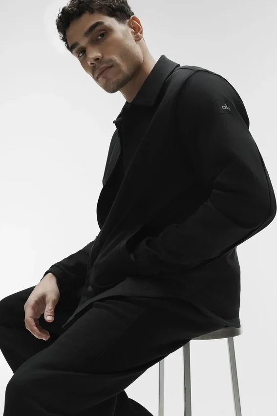 Giacca Edition in similpelle scamosciata - Nero