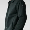 Giacca Edition in similpelle scamosciata - Verde antracite