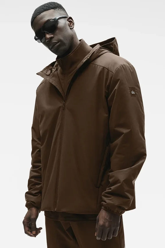 Giacca Elemental con zip integrale - Espresso