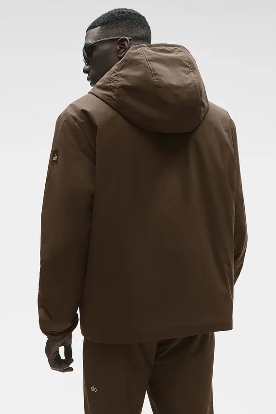 Giacca Elemental con zip integrale - Espresso