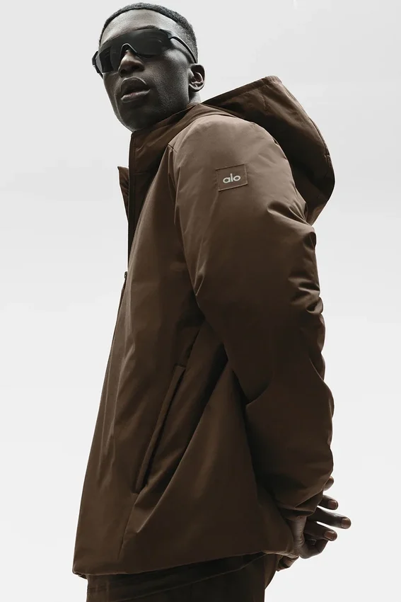 Giacca Elemental con zip integrale - Espresso
