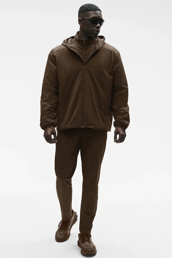 Giacca Elemental con zip integrale - Espresso