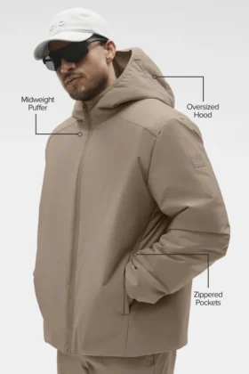 Giacca Elemental con zip integrale – Gravel