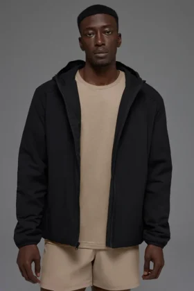 Giacca Elemental con zip integrale - Nero