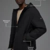 Giacca Elemental con zip integrale - Nero