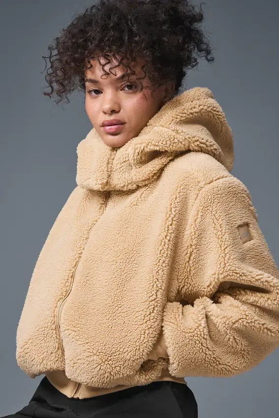 Giacca Foxy Sherpa - Cammello