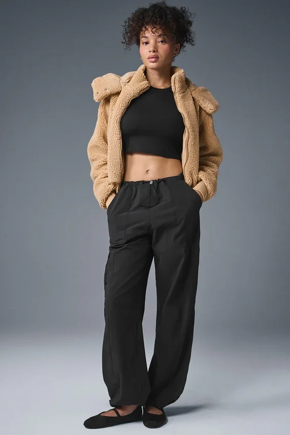 Giacca Foxy Sherpa - Cammello