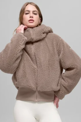 Giacca Foxy Sherpa – Chai Latte
