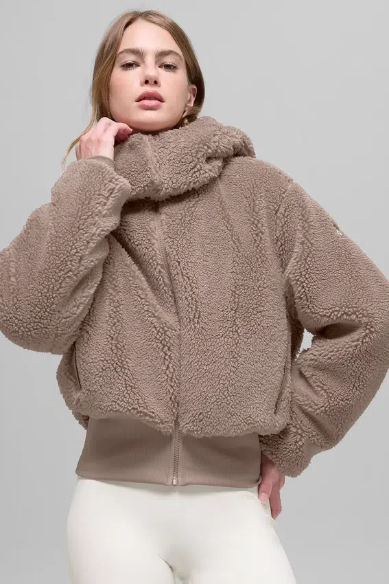 Giacca Foxy Sherpa - Chai Latte