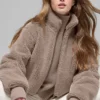 Giacca Foxy Sherpa - Chai Latte