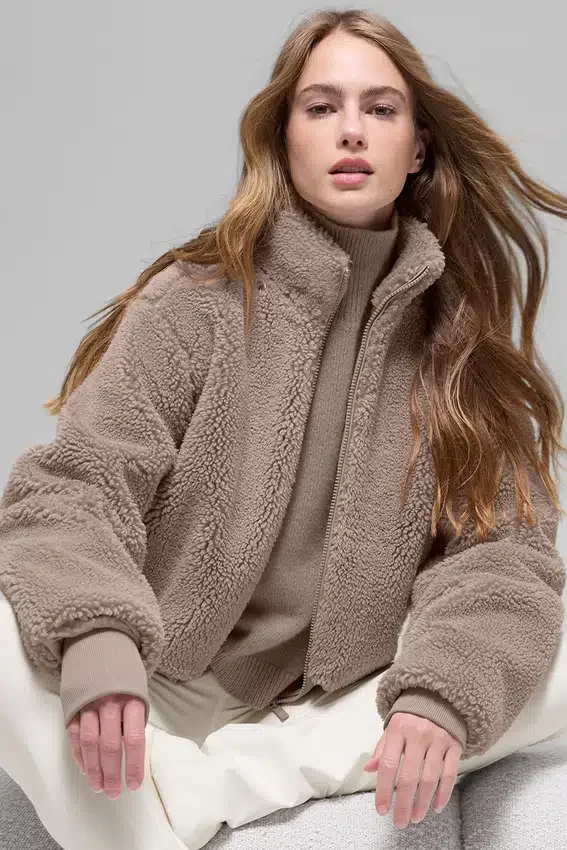 Giacca Foxy Sherpa - Chai Latte