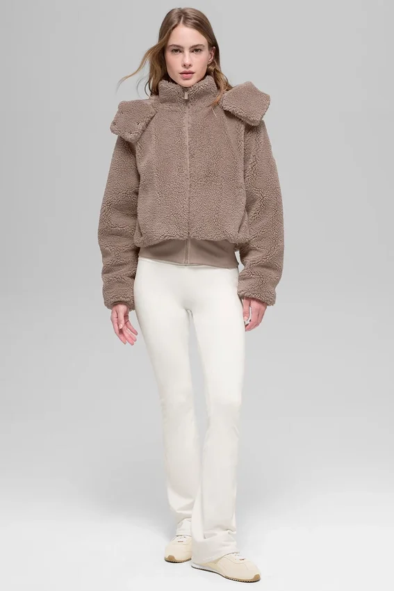 Giacca Foxy Sherpa - Chai Latte