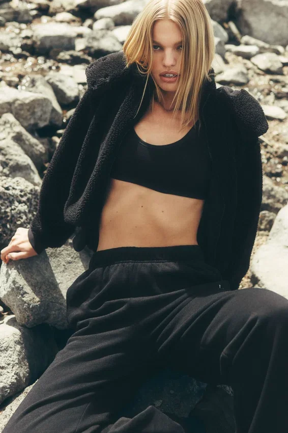 Giacca Foxy Sherpa - Nero