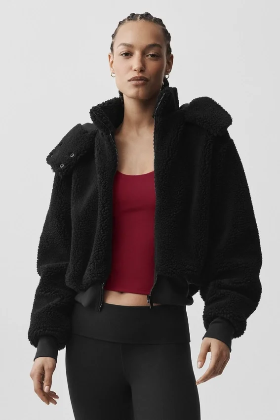 Giacca Foxy Sherpa - Nero