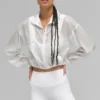 Giacca Game Time con zip integrale - Bianca