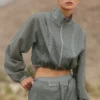 Giacca Game Time con zip integrale - Grigio lunare