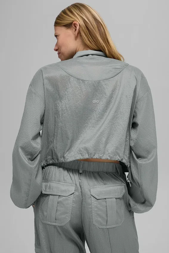 Giacca Game Time con zip integrale - Grigio lunare