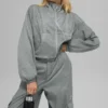Giacca Game Time con zip integrale - Grigio lunare