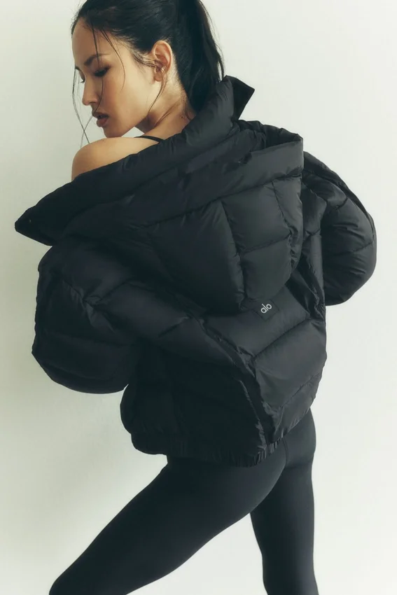Giacca imbottita Aspen Love - Nera