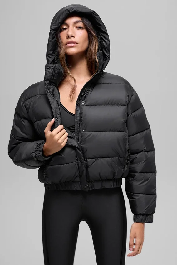 Giacca imbottita Aspen Love - Nera