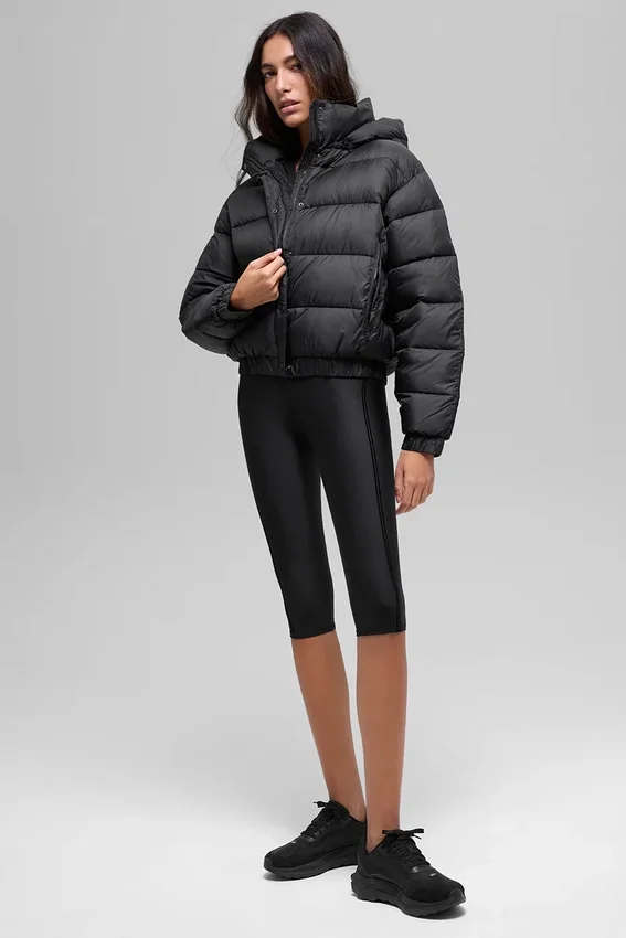 Giacca imbottita Aspen Love - Nera