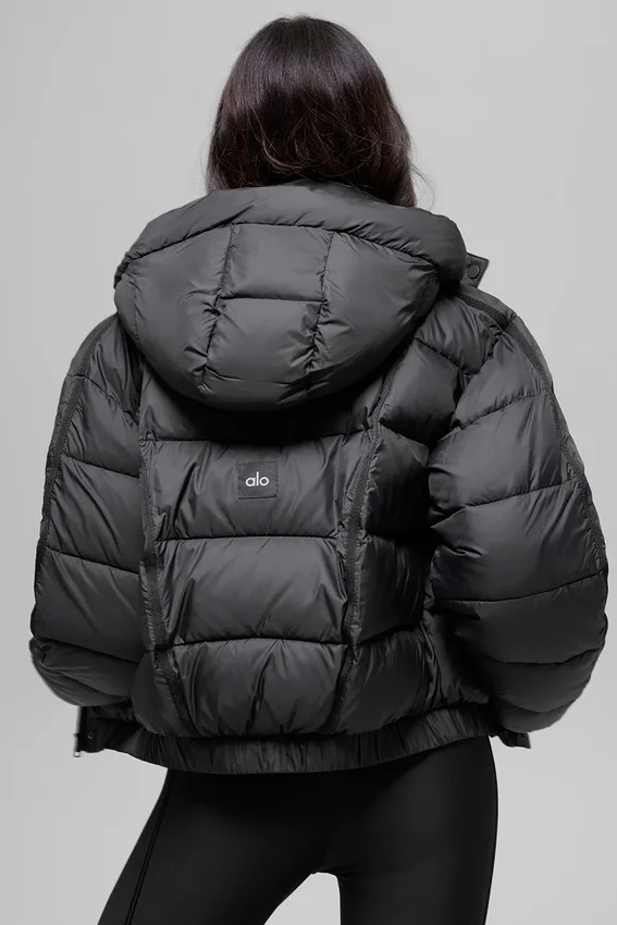 Giacca imbottita Aspen Love - Nera