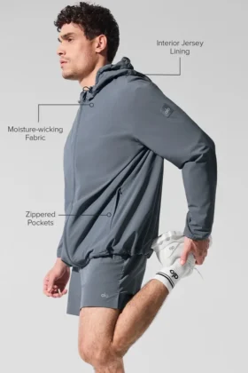 Giacca Performance On-The-Go – Grigio acciaio