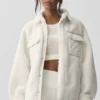 Giacca-pigiama Sherpa Edge - Avorio
