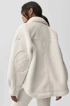 Giacca-pigiama Sherpa Edge – Avorio